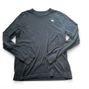 Abercrombie Kids Boys Black Long Sleeve Tee 13-14